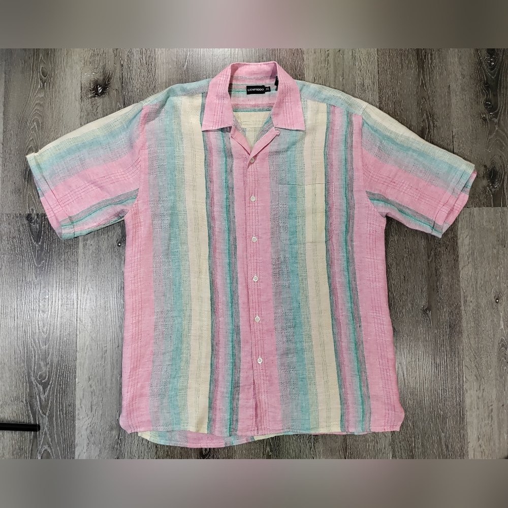 Gionfriddo Mens Linen Shirt XL